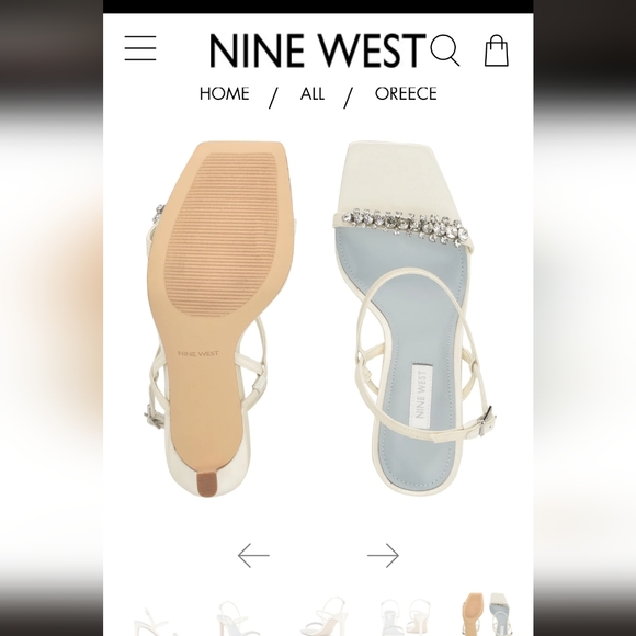 Nine West embellished heels size 7 - Picture 6 of 9